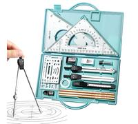 Geometry Compass Set - 16geometry Precision Tool | Drawing Tools with Storage Box | Drafting Supplies for Artists Students Teachers | Drafting Tools with Storage Box| Graphic Drawing Supplies