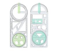 Geometry Drawing Ruler | Clear Measuring Template For School Office