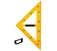 Geometry Teaching Tool - 23.03 Inch Magnetic Triangle Ruler | Classroom Drafting Set - Large Angle Measurement Tool for Chalkboard Lessons and Precise Classroom Demonstrations