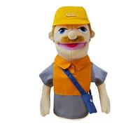 Geonoy Burattino a mano di carriera, Marionette Educative Morbide Con Bocca Mobile, Bambola di Peluche Giudice Postino Assistente di Volo, per Spettacoli di Feste Insegnamento di Narrazione