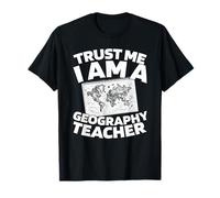 Geopolitica Mappe - Professore Insegnante Geografia Maglietta