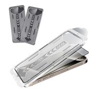 Georcep 3Pack HD & Anti-Peeping Tempered Glass Screen Protector for iPhone 16 15 14 13 12 11, Auto Alignment Kit, Easy to install (B-Anti-Peep-Style,for iPhone16ProMax)