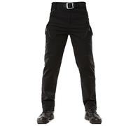 Georcep Tactical Pants for Men, Tactical Waterproof Pants Men, Heavy Duty Work Pants, Multi-Pocket Tactical Cargo Outdoor Trousers (XL,A-Black)