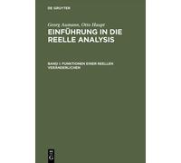 Georg Aumann Ot Einführung in die reelle Analysis, Band I, Fu (Copertina rigida)