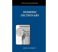 Georg Autenrieth Robert Porter Keep Homeric Dictionary (Tascabile)