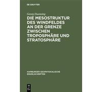 Georg Duensing Die Mesostruktur Des Windfeldes an Der Grenze (Copertina rigida)