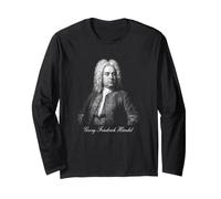 Georg Friedrich Händel Compositore Classico Barocco Maglia a Manica