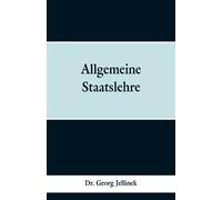 Georg Jellinek Allgemeine Staatslehre (Tascabile)