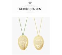 Georg Jensen Ornamento con guscio d'uovo di Pasqua 2022 ottone placcato con o...