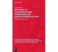 Georg Klaus Beiträge Zu Philosophischen Problemen Der Einzelw (Copertina rigida)