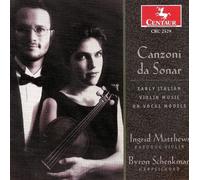 GEORG PHILIPP TELEMAN Canzoni Da Sonar: Early Italian Violin Music / Variou (CD)