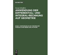Georg Scheffers Einführung in Die Theorie Der Kurven in Der E (Copertina rigida)