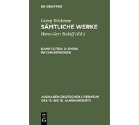 Georg Wickram Ovids Metamorphosen (Copertina rigida)