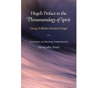 Georg Wilhelm Friedri Hegel's Preface to the Phenomenology o (Copertina rigida)