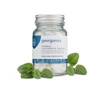 Georganics - Collutorio in Pastiglie Naturale Bio - Dentifricio Solido per Alito Fresco con Bicarbonato e Menta - Vegan, senza SLS, Test Sugli Animali e Fluoro - Menta Piperita Inglese - 180 Pastiglie