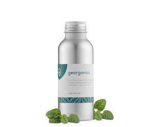 Georganics - Olio Collutorio Sbiancante Bio Oil pulling - Miscela che pulisce & Riduce Placca con Olio di Cocco Vergine e Bio - Vegan, senza SLS, Test Sugli Animali e Fluoro - Menta Verde - 100ml