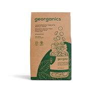 Georganics - Pastiglie di Dentifricio Biologico - Pastiglie Naturalmente Effervescenti con Argilla di Caolino - Vegan, senza SLS, Test Sugli Animali e Fluoro - Menta Verde - 720 Tablets
