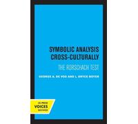 George A. De Vos L. Bryce Bo Symbolic Analysis Cross-Cultura (Copertina rigida)