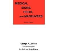 George a Jansen Eva Krois Cindy Medical Signs, Tests, and M (Copertina rigida)