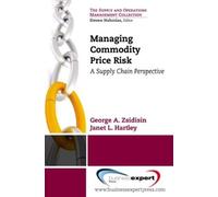 George A. Zsidisin Jan Managing Commodity Price Risk: A Supply Chai (Tascabile)