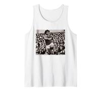 George Best On The Ball Man Utd Coppa del Mondo di Calcio 1971 Canotta