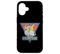 George Clinton Atomic Dog Triangolo Logo Custodia per iPhone 16