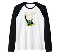 George Clinton Funkadelic Statua della Libertà Maglia con Maniche Raglan