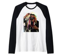 George Clinton Parlamento-Funkadelic Funk di AJ Barratt Maglia con Maniche Raglan