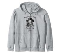 George Custer Boy Guerra Civile Generale Felpa con Cappuccio