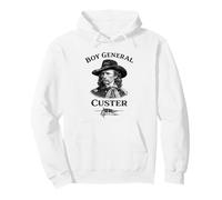 George Custer Boy Guerra Civile Generale Felpa con Cappuccio