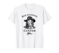 George Custer Boy Guerra Civile Generale Maglietta