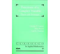 George F. Carrier Carl E. Pearson Max. K Functions of a Complex Vari (Tascabile)