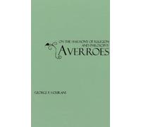 George F. Hourani Averroes (Tascabile) Gibb Memorial Trust Arabic Studies