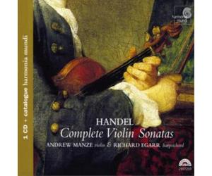 George Frideric Handel Complete Violin Sonatas (Egarr, Manze) (CD) Album