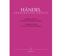 Sämtliche Werke für Violine und Basso continuo. Partitur mit Stimmen, Urtextausgabe