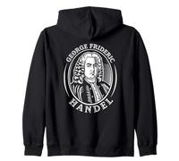 George Frideric Handel Compositore Classico Felpa con Cappuccio