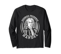George Frideric Handel Compositore Classico Maglia a Manica