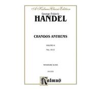 George Frideric Handel Handel Chandos Anthems 10,11S (Sheet Music)