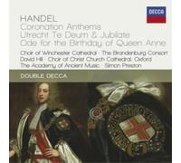 George Frideric Handel Handel: Coronation Anthems/Utrecht Te Deum & Jubilate/...