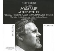 George Frideric Handel Sosarme (Lewis, Deller, Herbet, Evans) (CD) Album