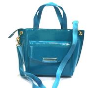 George Gina & Lucy Borsa Donna Turchese Borsetta Blu Piccola Pelle Tracolla