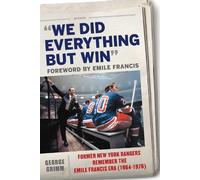 George Grimm We Did Everything But Win (Copertina rigida)