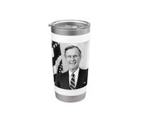 George H. W. Bush Bicchiere termico in acciaio inox doppia parete