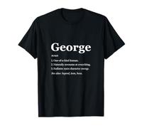 George Is A Legend Dictionary Definition Funny Saying Maglietta