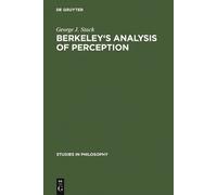 George J. Stack Berkeley's analysis of perception (Copertina rigida)