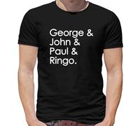 George & John & Paul & Ringo - T-Shirt - Band Music Ventola Lennon Regalo
