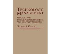 George K. Chacko Technology Management (Copertina rigida)