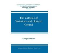 George Leitmann The Calculus of Variations and Optimal Control (Tascabile)