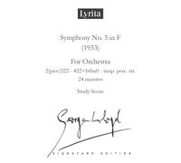 George Lloyd Lloyd: Symphony No. 3 - Study Score (CD)