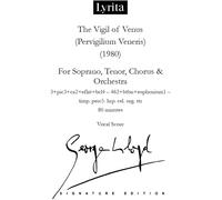 George Lloyd Lloyd: The Vigil of Venus (Pervigilium Veneris) for soprano, t (CD)